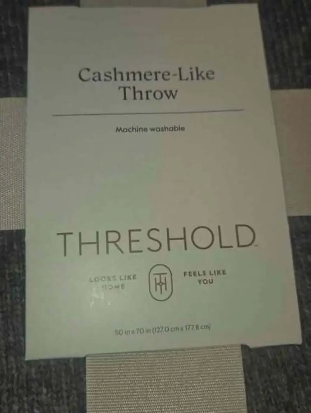 Threshold Cashmere-Like Throw